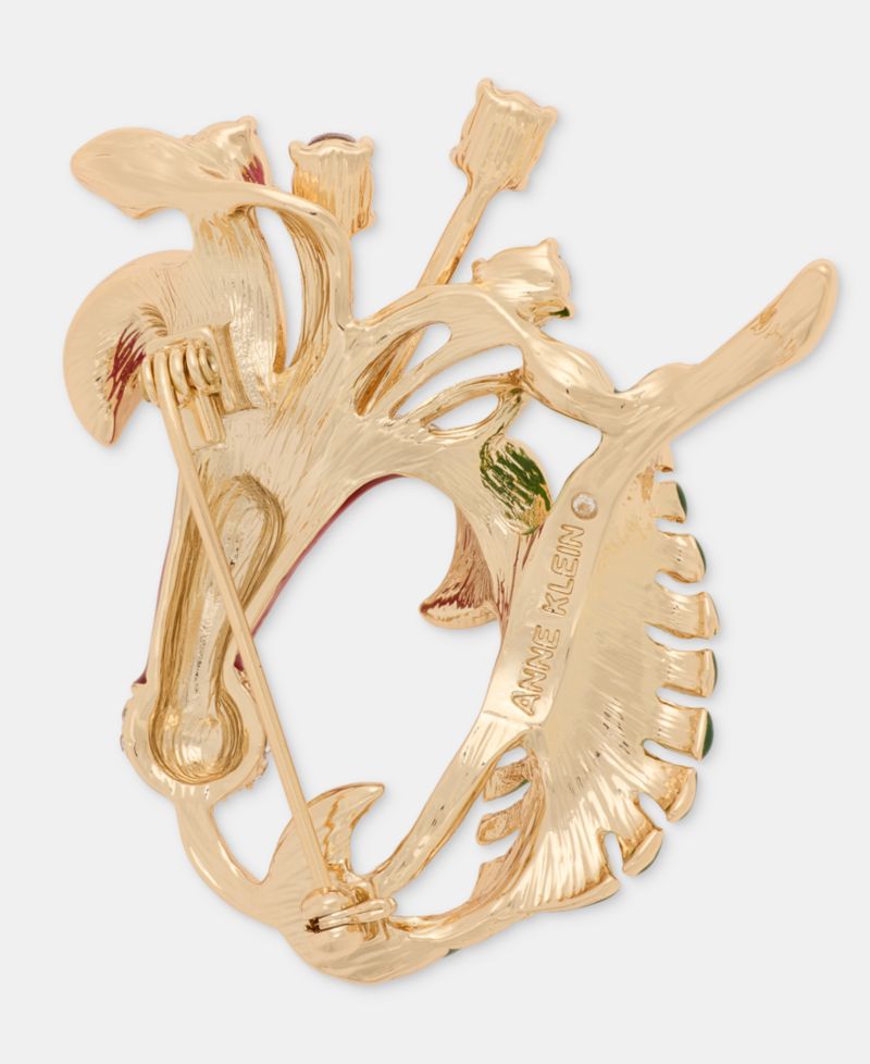Crystal Lily Flower Pin