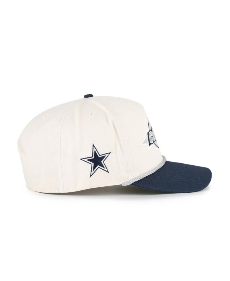 Men's Natural/Navy Dallas Cowboys Frame Out Two-Tone Hitch Adjustable Hat