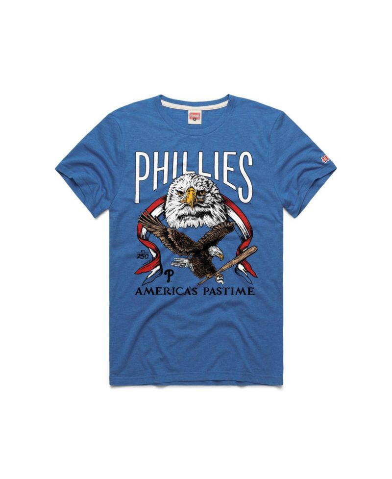 Men's Royal Philadelphia Phillies America's Pastime Tri-Blend T-Shirt