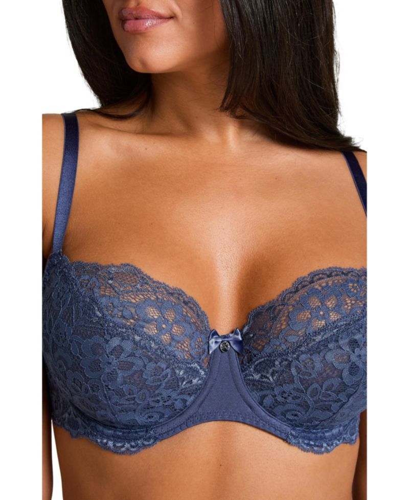 Hunkemoller, INSPIRED FOR: Everyday Wear Women's Hunkemoller Marine Non-Padded Underwired Bra