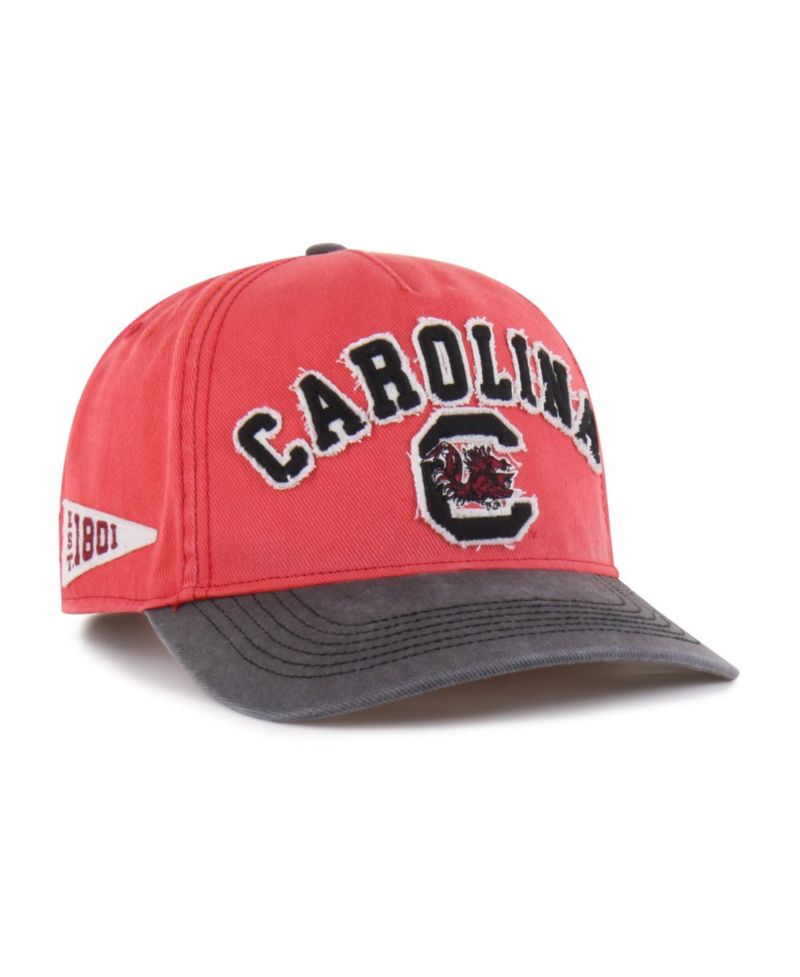 Men's and Women's '47 Red/Black South Carolina Gamecocks Well-Worn Calderwood Hitch Adjustable Hat