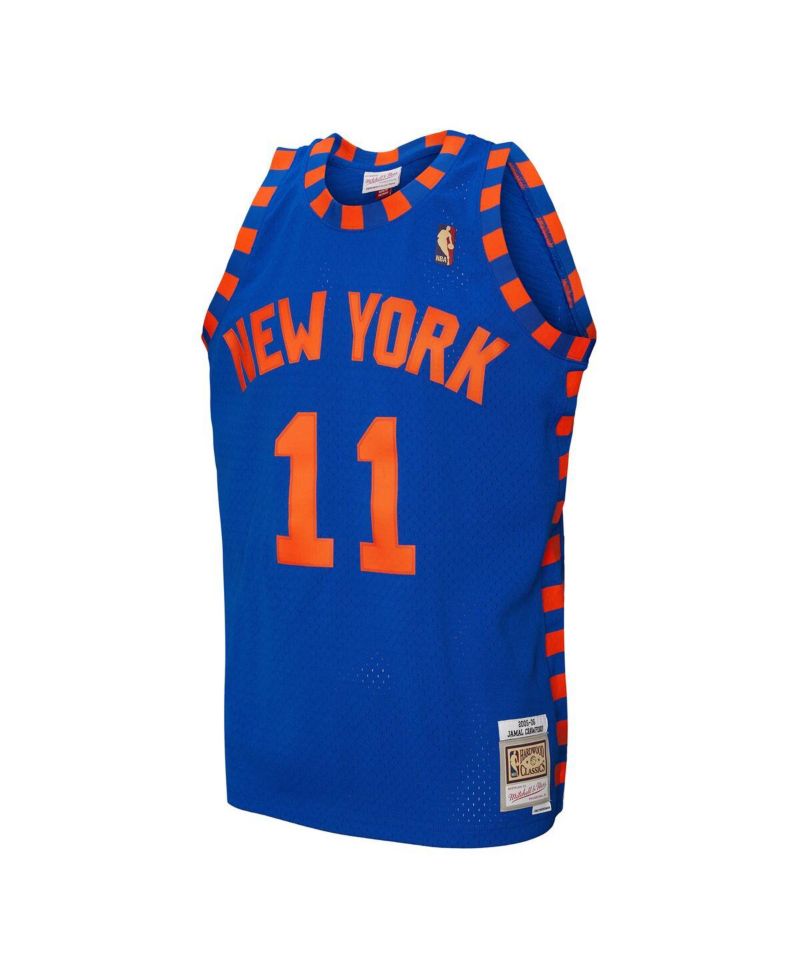 Men's Jamal Crawford Blue New York Knicks 2005/06 Hardwood Classics Swingman Jersey