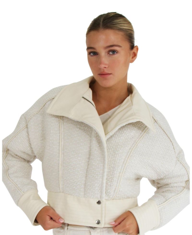 Women's Mad Love Cropped Bomber Jacket