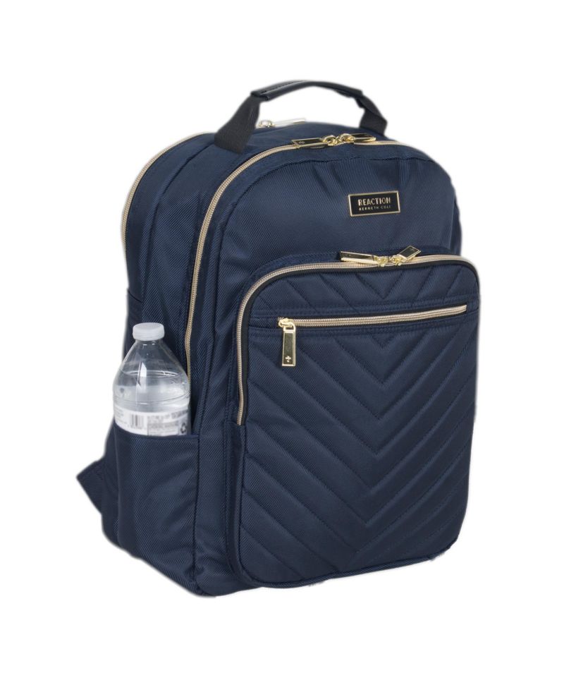Chelsea Women's Chevron Quilted 15-Inch Laptop & Tablet Fashion Travel Backpack