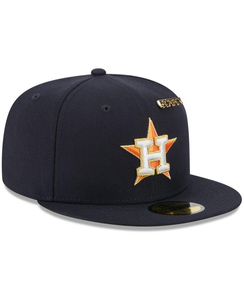 Men's Navy Houston Astros 2025 59FIFTY Day 59FIFTY Fitted with Pins Hat