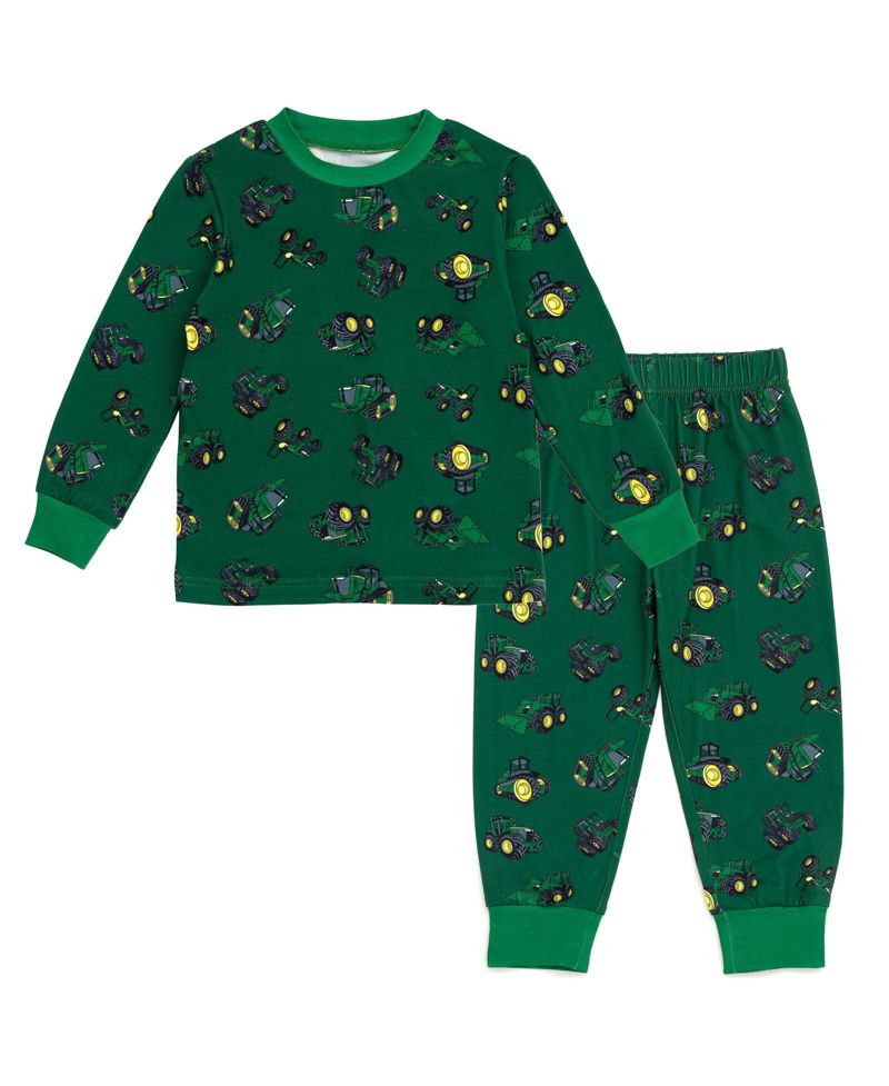 Little Boys' 5-8 2-Piece Pajama Top and Bottoms Set