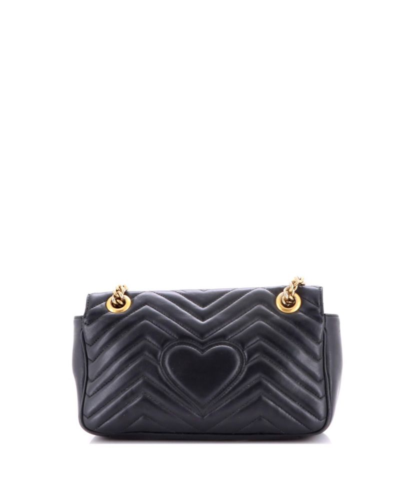 Medium GG Marmont Flap Bag Matelasse Leather