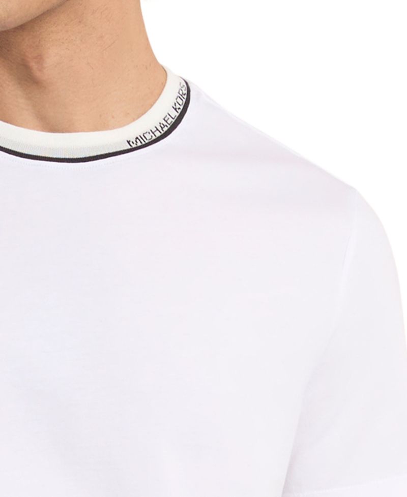 Men's Contrast Tipping Crewneck T-Shirt