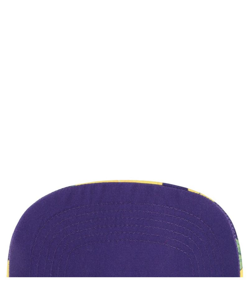 Men's White/Purple Minnesota Vikings Beach Side Hitch Adjustable Hat