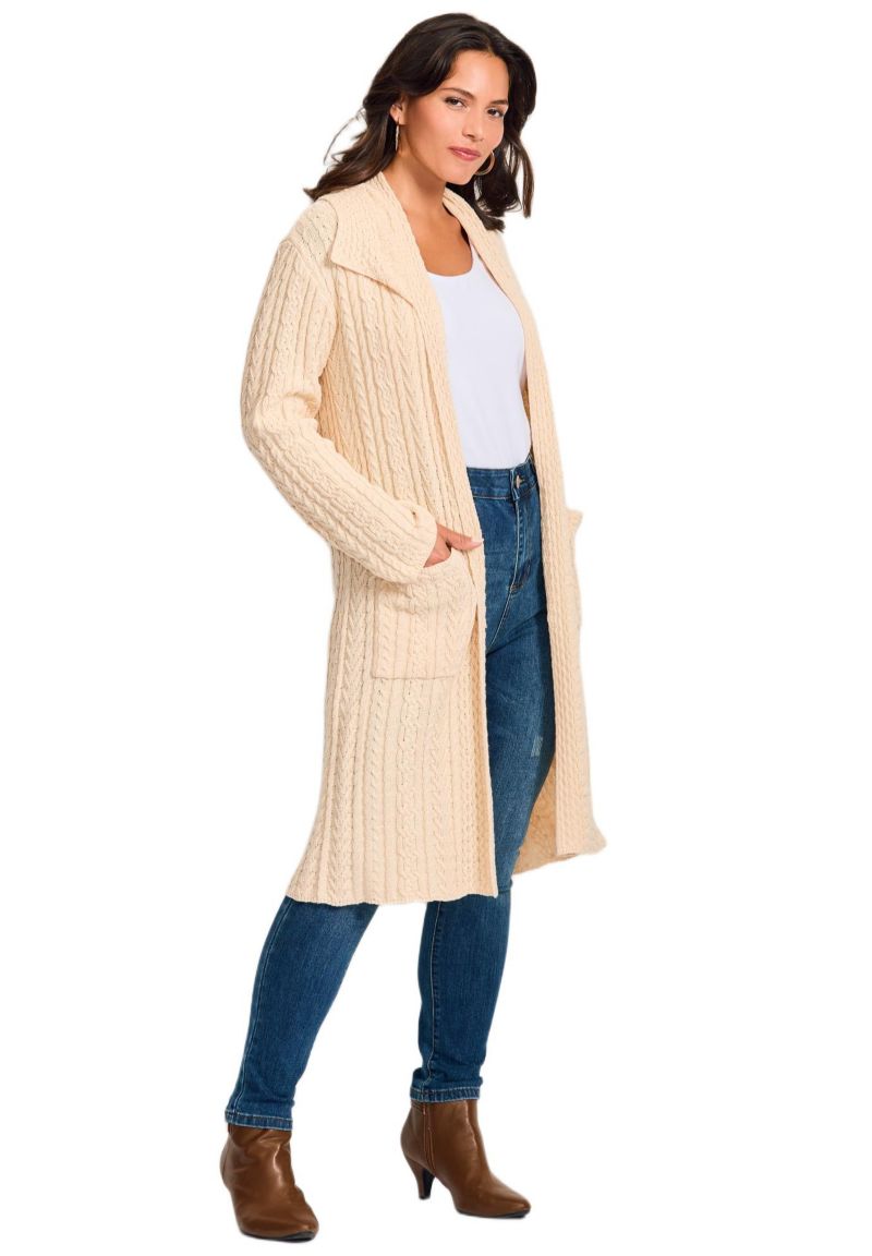 Women's Cable Cardigan