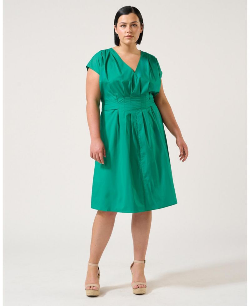 Women's Rebekah V-Neck Cotton Mini Dress