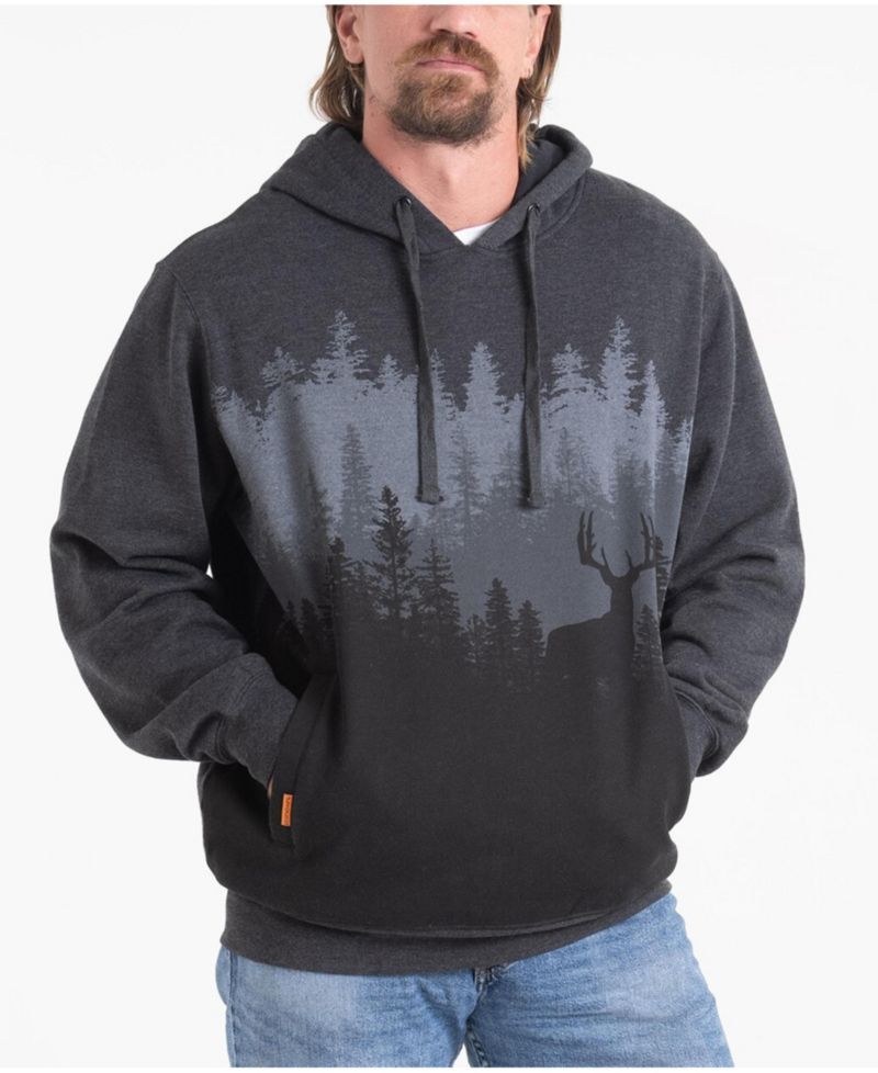 Men's Graphic Printed Hoodie Pullover Long Sleeve Sweatshirt