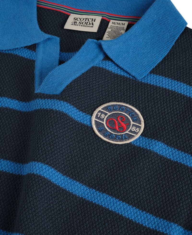 Boys' 8-16 Striped Short-Sleeve Polo Shirt