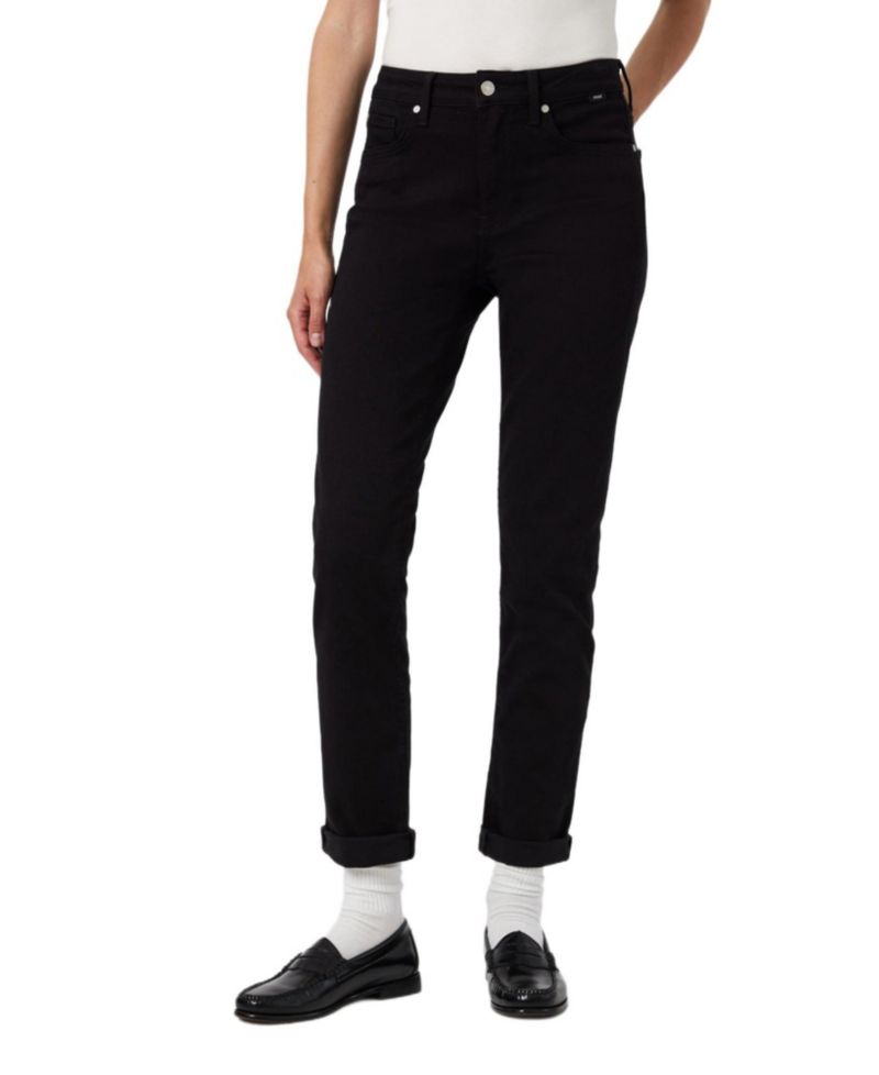 Women's Kathleen Mid-Rise Cuffed-Hem Boyfriend Jeans, 28" Inseam