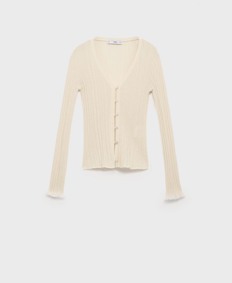 Women's Contrast Trim Cardigan