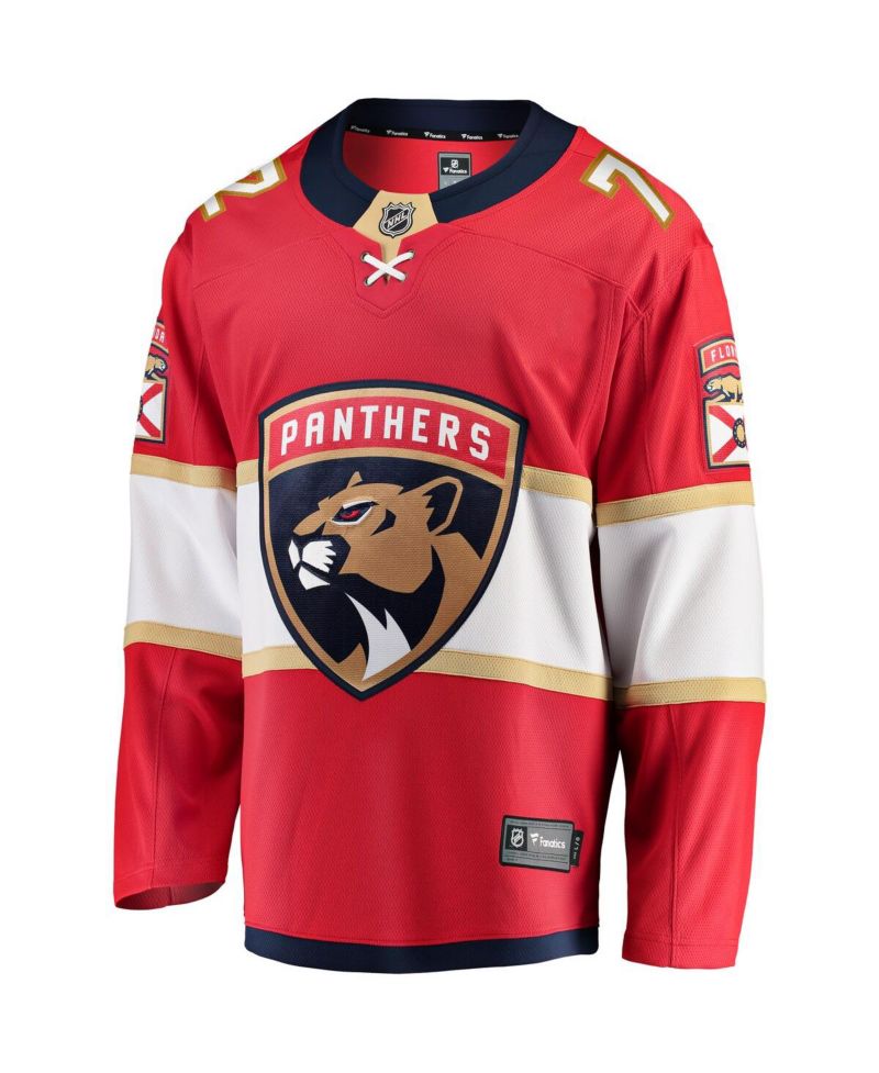 Men's Sergei Bobrovsky Red Florida Panthers Breakaway Player Jersey