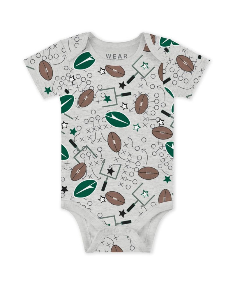 Baby Boys and Girls 3-Piece New York Jets Turn Me Around Bodysuits and Pants Set