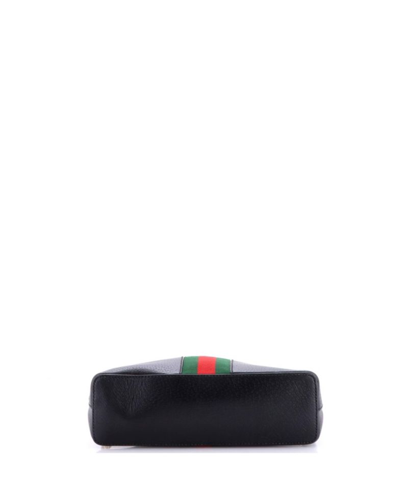 Small Ophidia Dome Shoulder Bag Leather