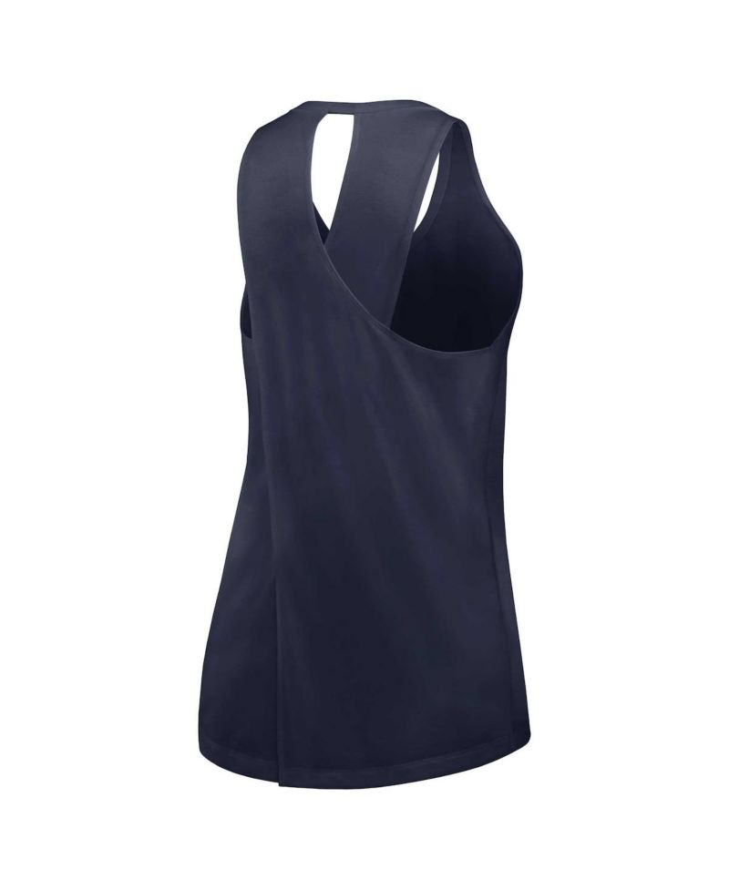 Women's Navy Dallas Cowboys Plus Size Performance Tank Top