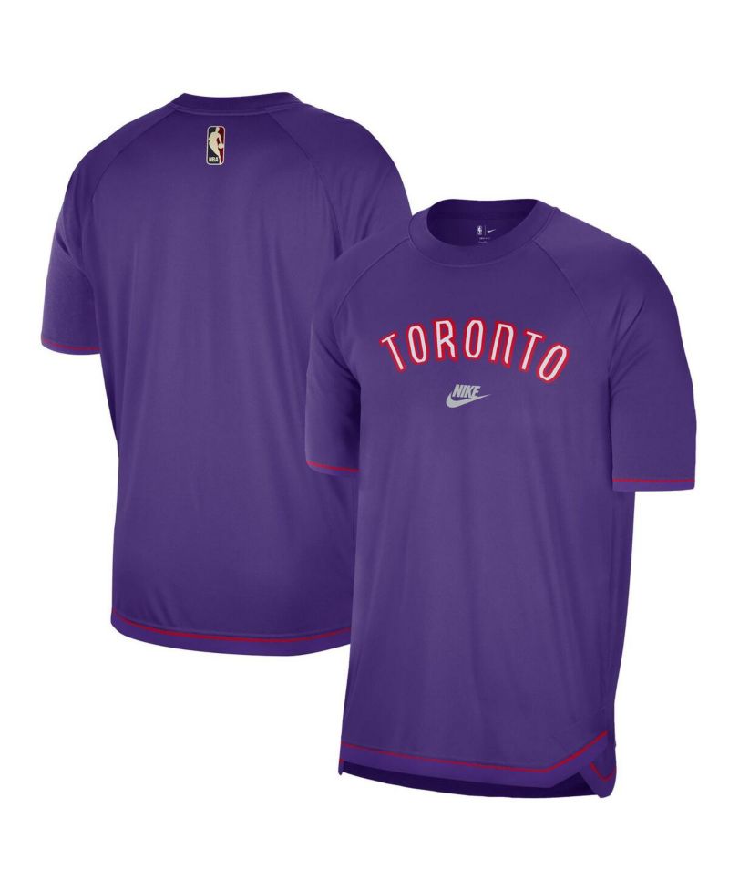 Men's Purple Toronto Raptors 2024/25 Classic Edition Pregame Shooting T-Shirt