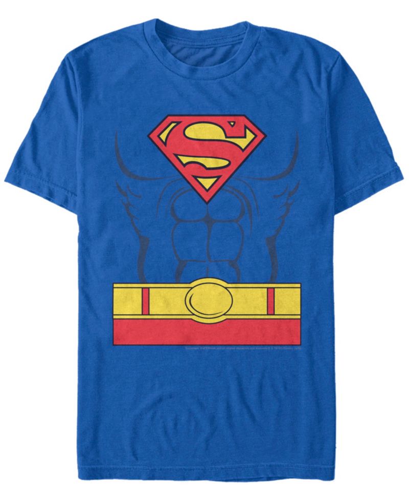 DC Men's Superman Costume Short Sleeve T-Shirt