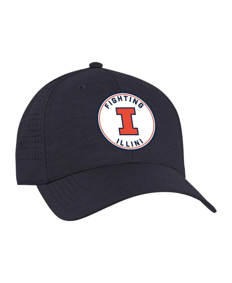 Men's and Women's Navy Illinois Fighting Illini Brezo Adjustable Hat