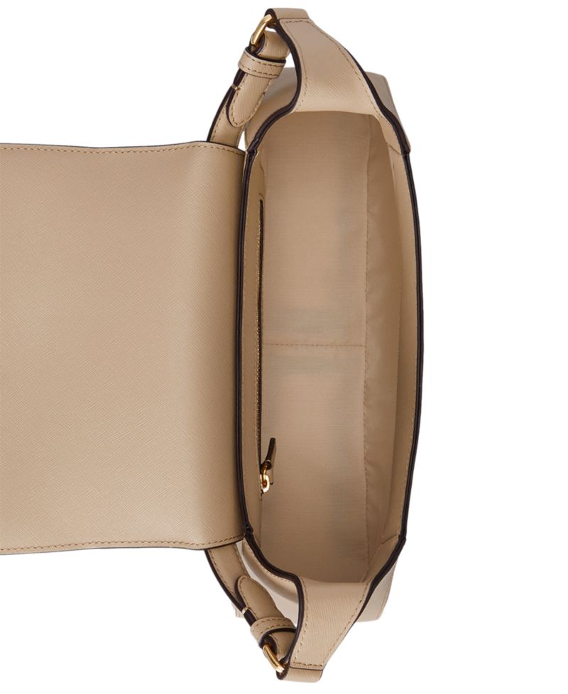 Schylar Crosshatch Leather Small Slim Shoulder Bag