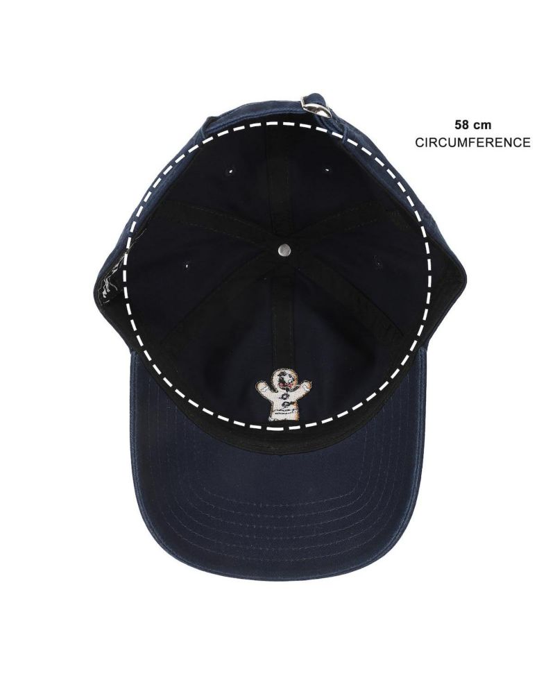 Men's Embroidered Gingy Navy Unstructured Baseball Cap