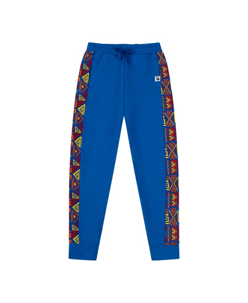 Boys Crewneck Sweatshirt and Jogger Pants Set - Blue Multicolor