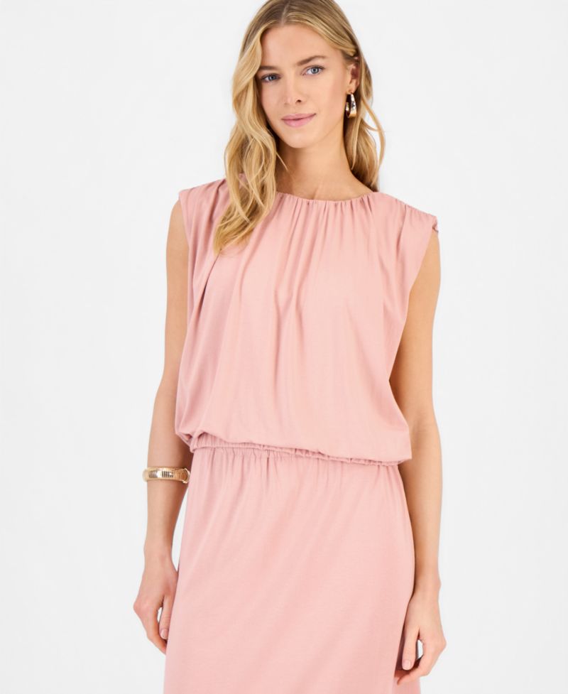 Women's Sleeveless Blouson Top