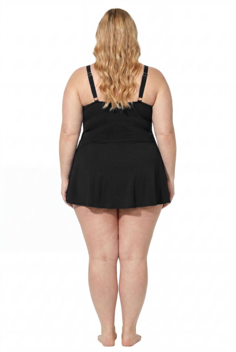 Women's High Neck Wrap Swimdress