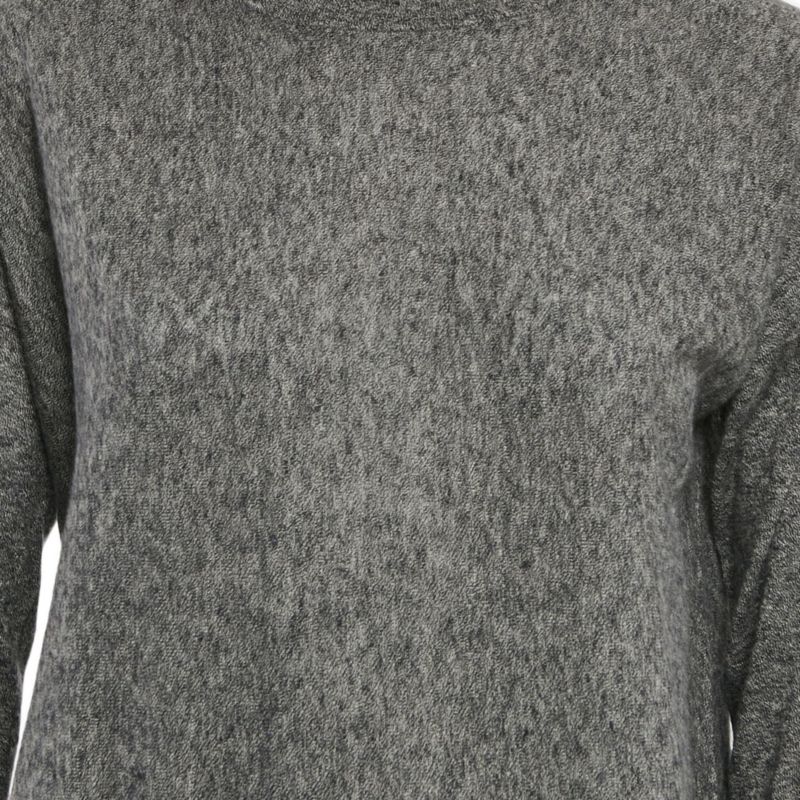 Women's Grey Cashmere Full Sleeve Crisp Sweater