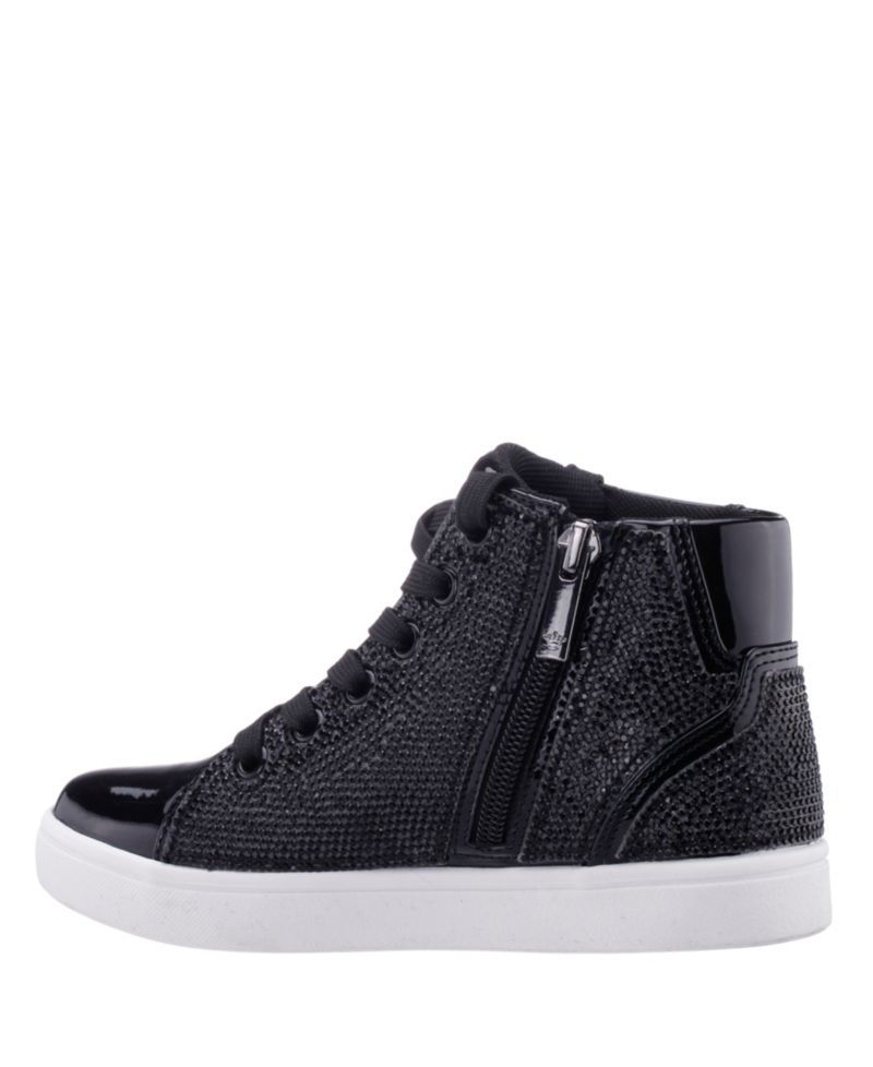 Big Girls' Kula Crystal Accents Non-Slip High-Top Sneakers