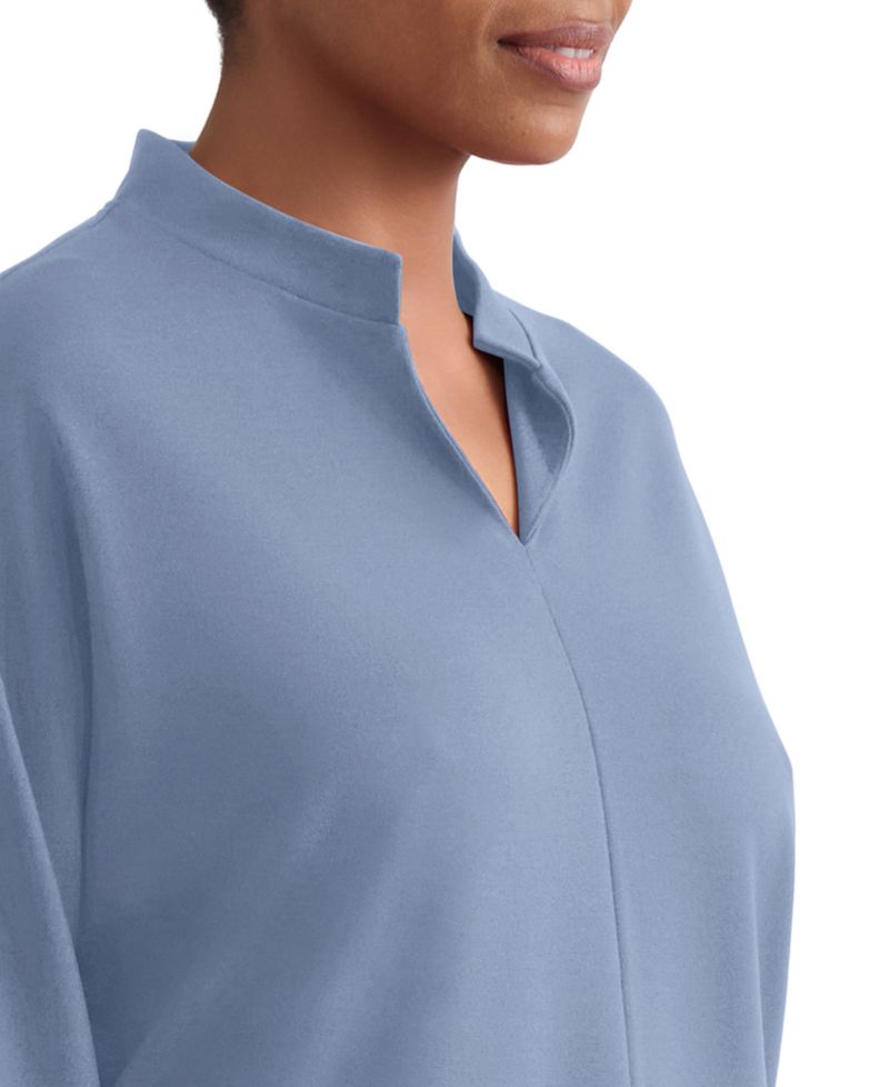 Petite Johnny Collar Top