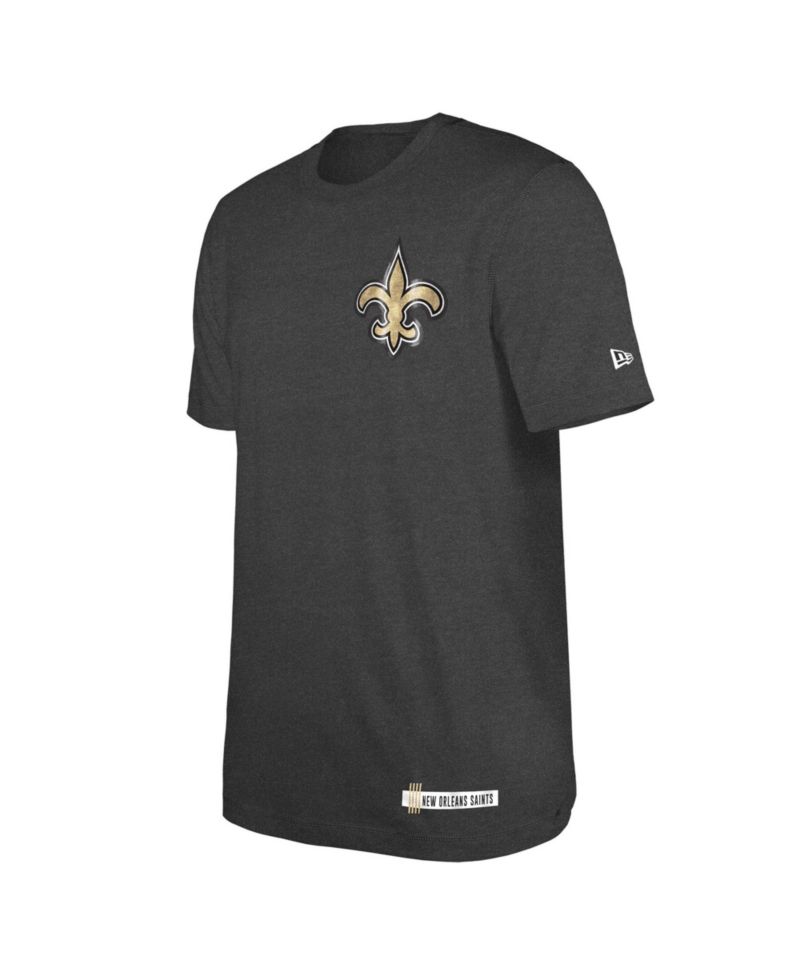 Men's Heather Black New Orleans Saints 2024 NFL Training Camp T-Shirt
