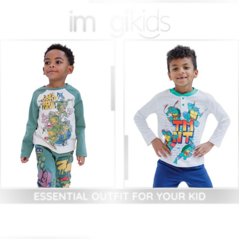 Boy's (6-16) Henley T-Shirt and French Terry Pants Outfit Set
