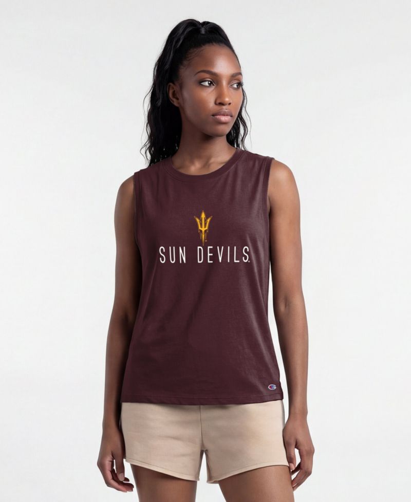 Women's Maroon Arizona State Sun Devils Lifestyle Tank Top