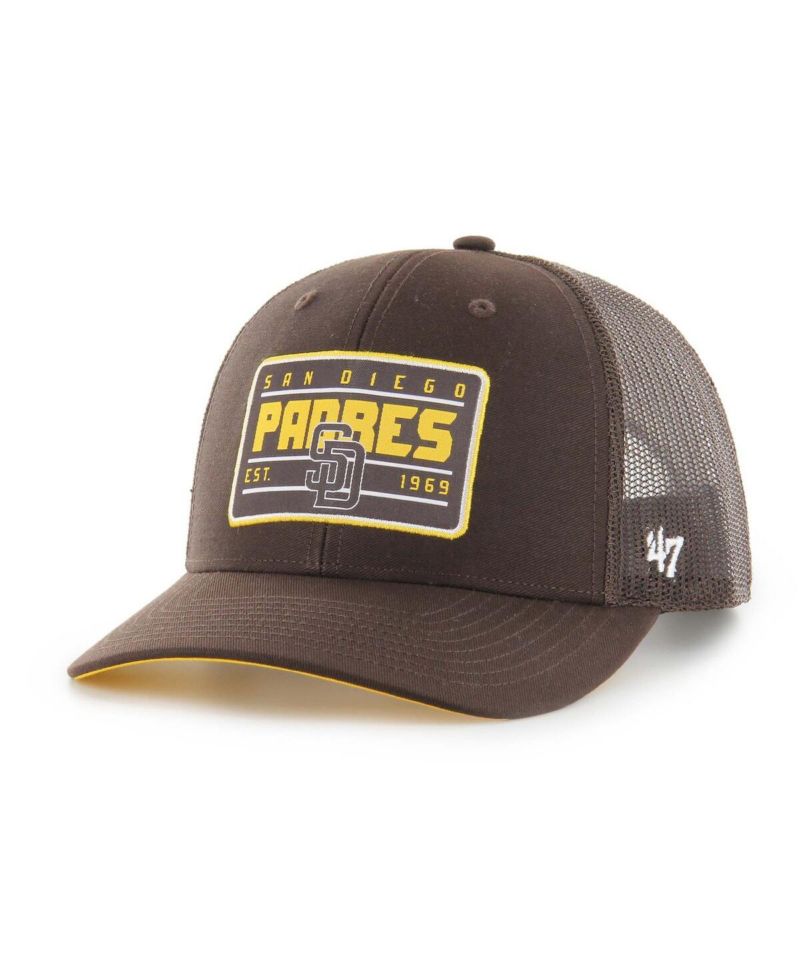 Men's Brown San Diego Padres Hardline Trucker Adjustable Hat