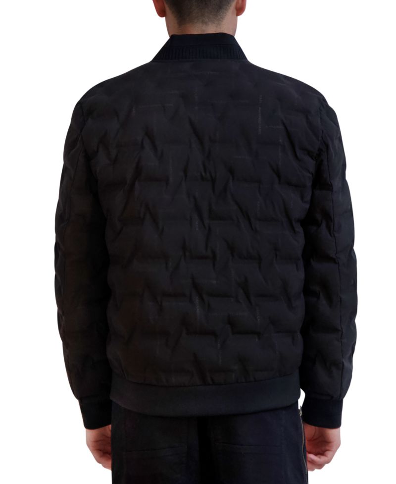 Men's Heat-Sealed Quilted Bomber Jacket