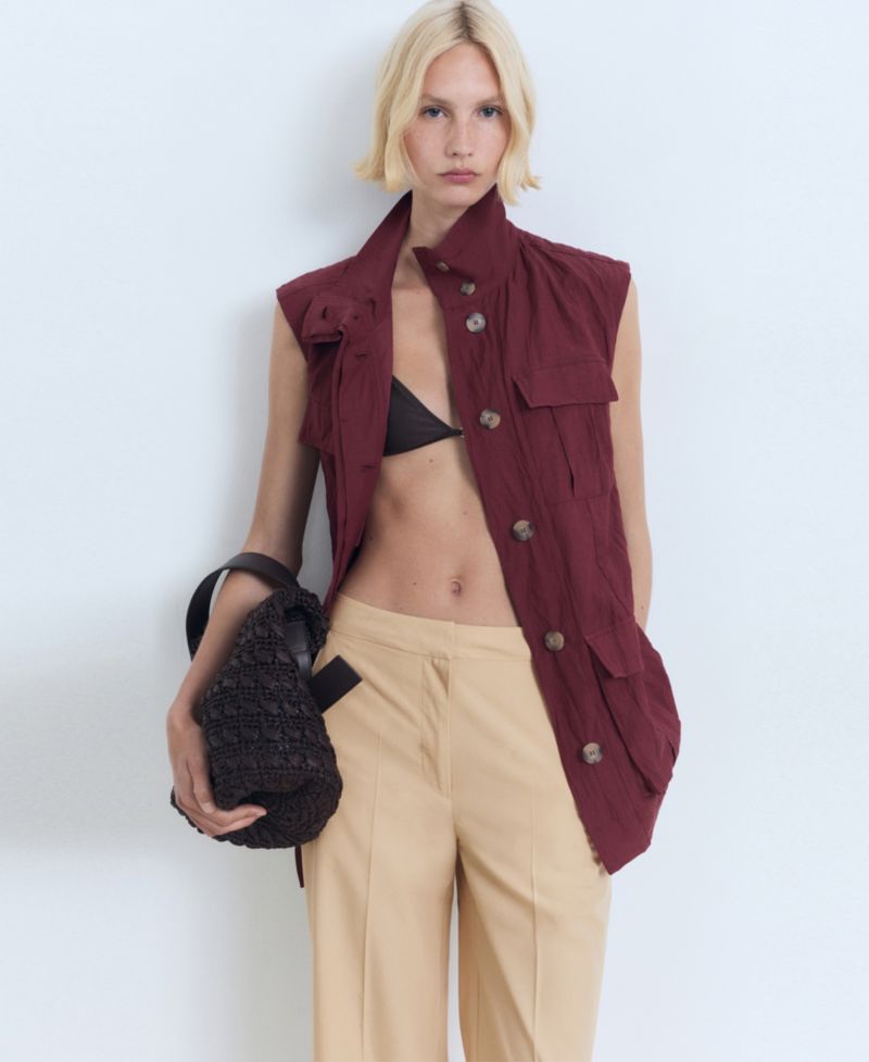 Women's Straight-Cut Crop Pants
