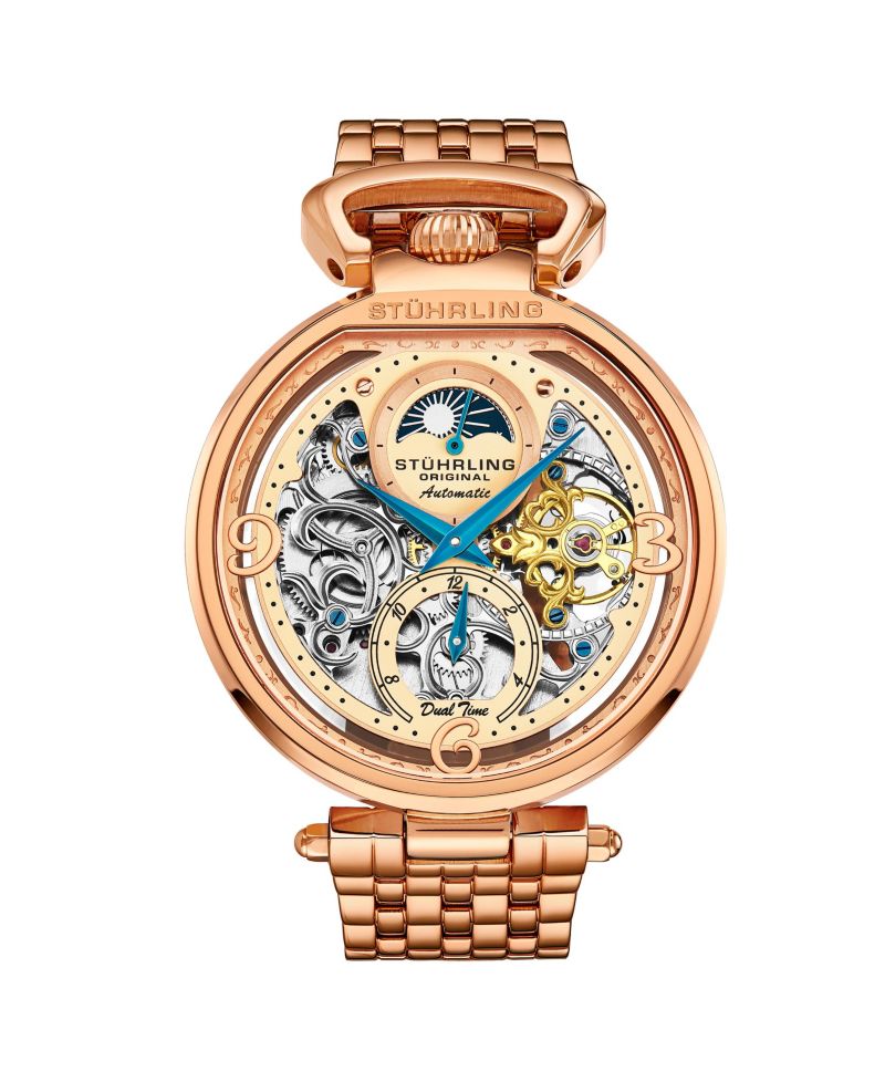 Men's Legacy Rose-Gold Stainless Steel , Rose-Gold Dial , 45mm Round Watch