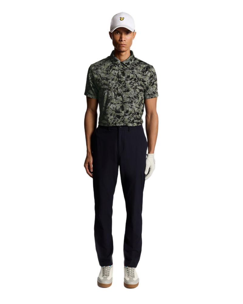 Men's Golf Digital Floral Polo Shirt