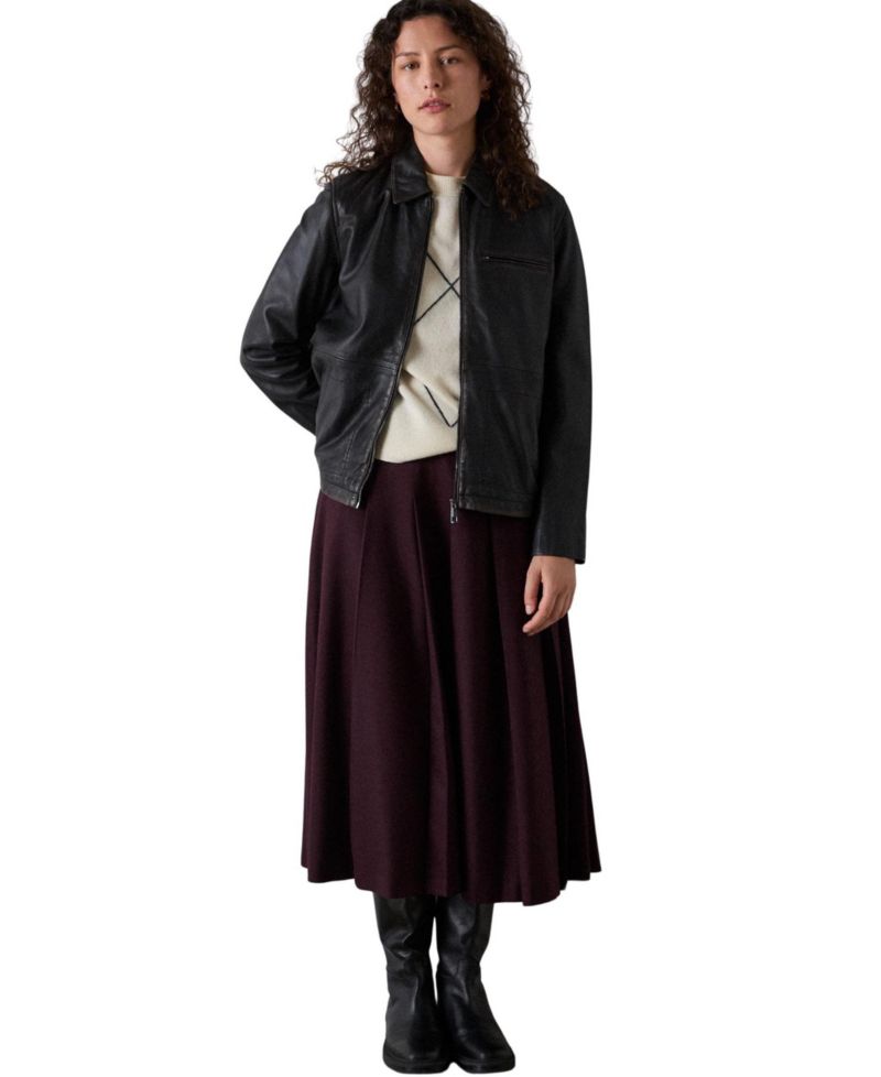 Women's Kate Burnished Leather Jacket