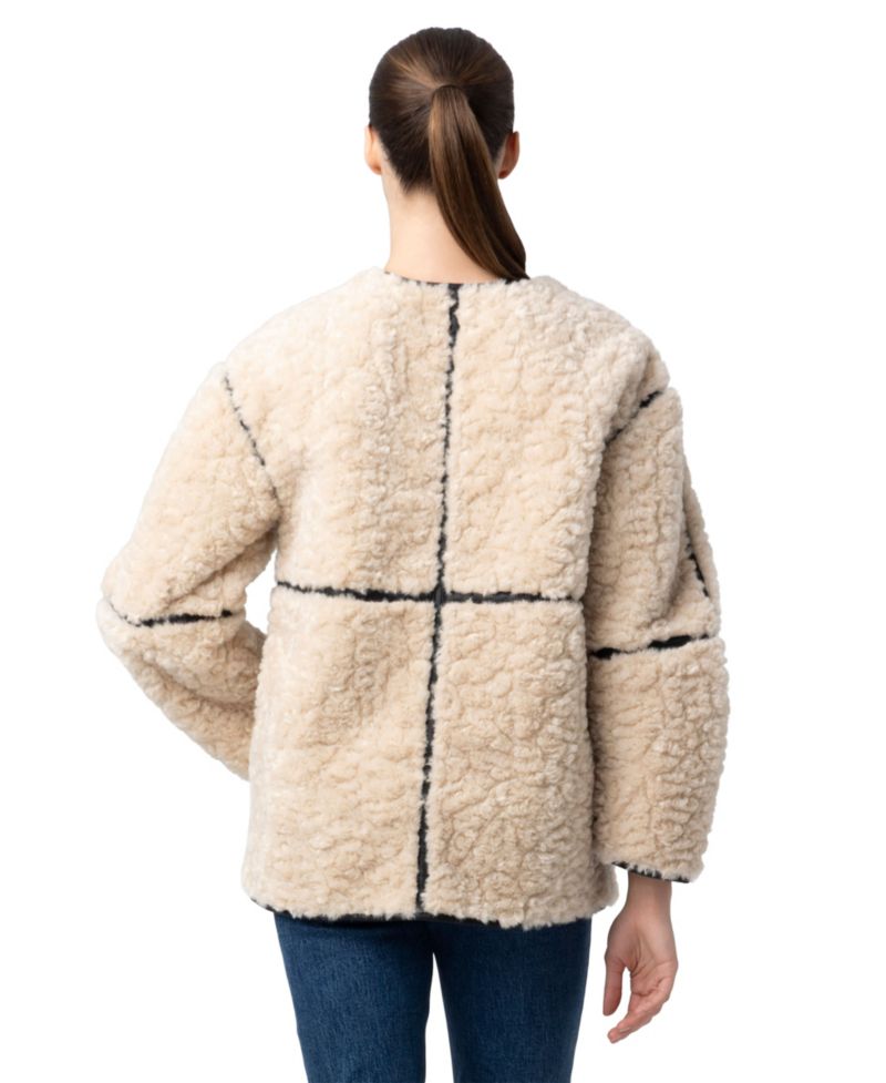 Women's Frame Focus Insulated Faux Fur Short Jacket