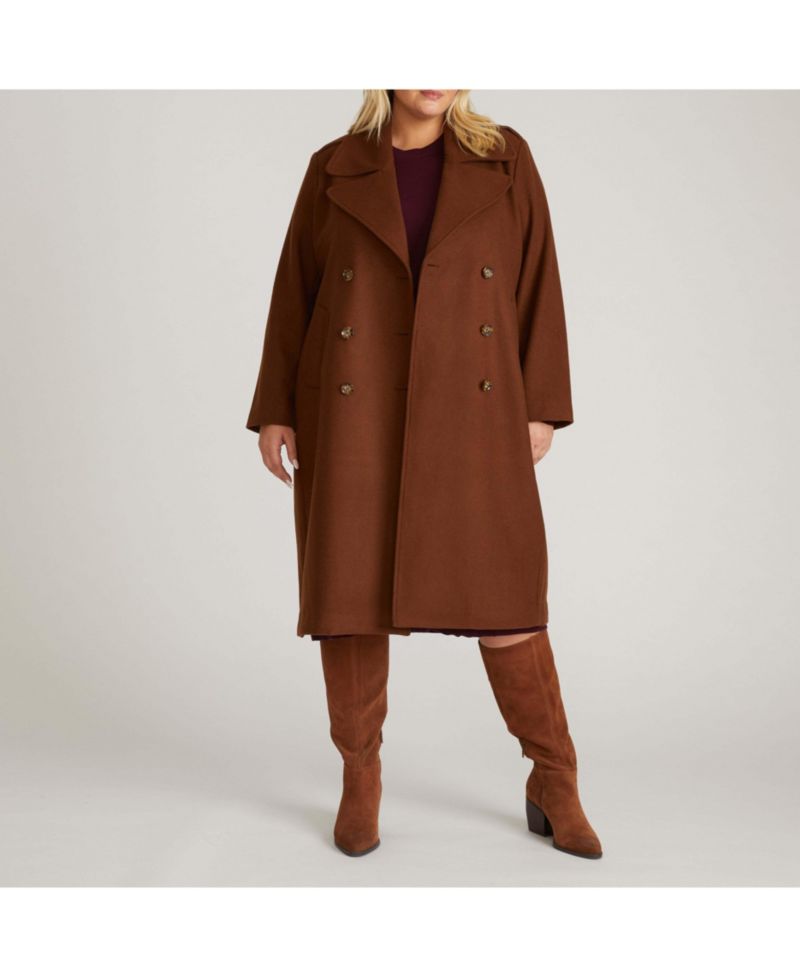 Plus Size Callaghan Wool Coat
