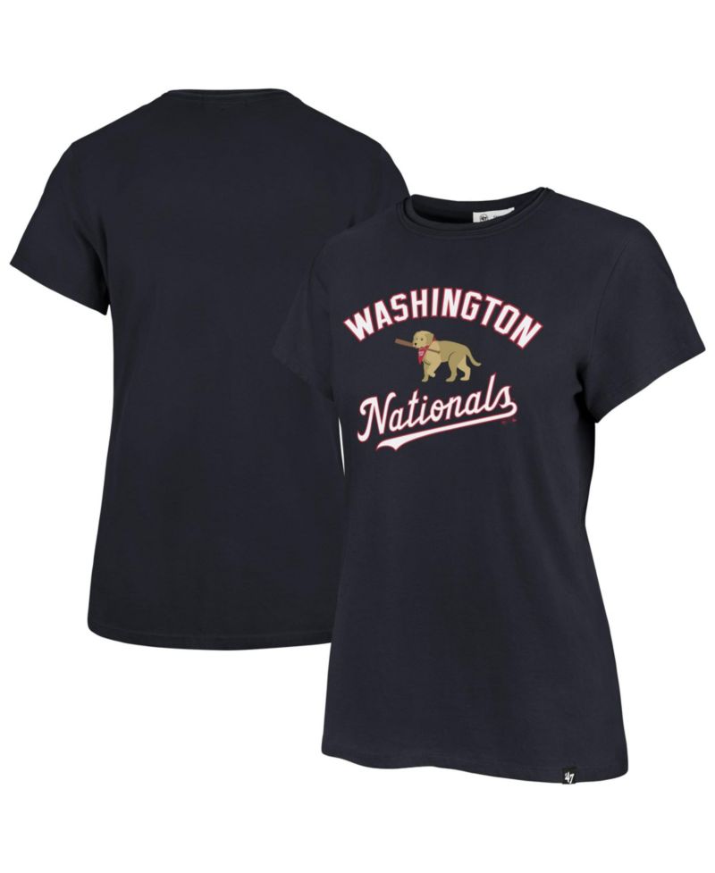 Women's '47 Navy Washington Nationals Regional Frankie T-Shirt