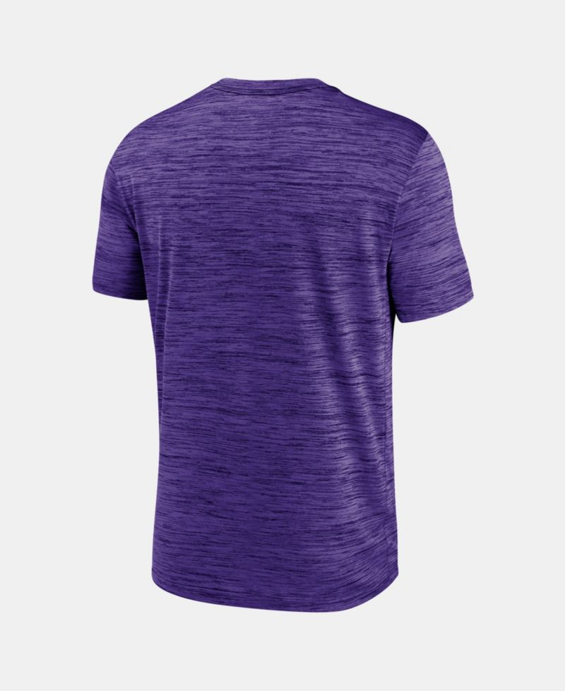 Men's Purple LSU Tigers Primetime Arch Logo Velocity Dri-FIT T-Shirt