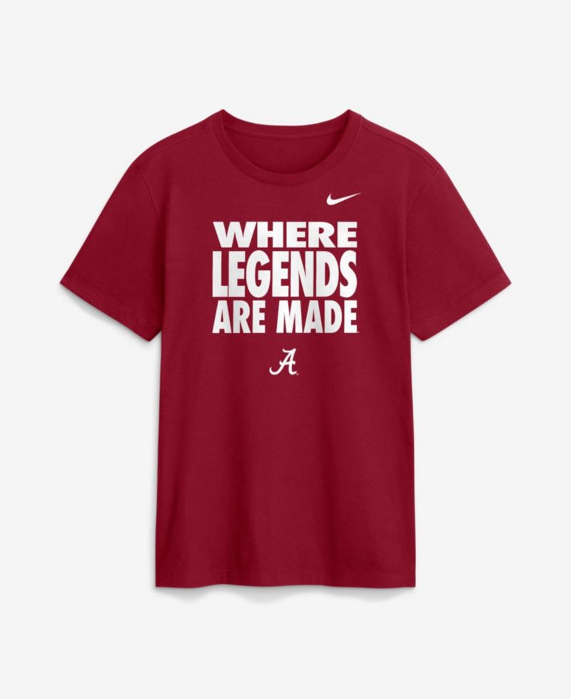 Men's Alabama Crimson Tide Alabama Sideline Slogan Graphic Crewneck T-Shirt