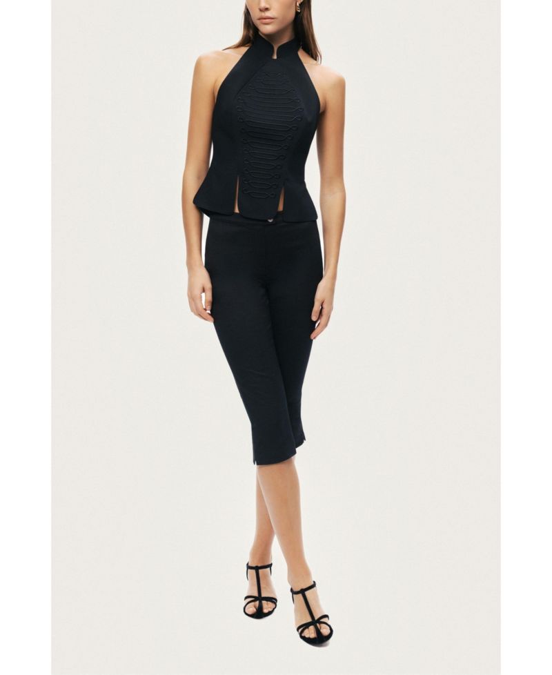 Women's Halter Neck Structured Top