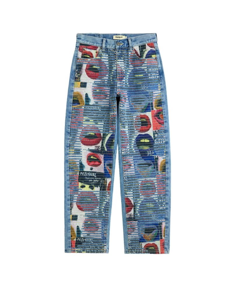 Women's Printed balloon jeans